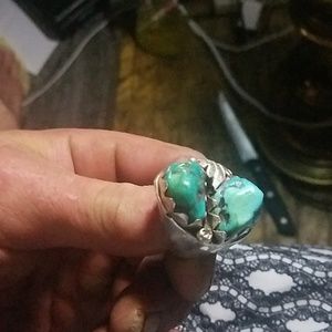 Sterling silver and turquoise ring